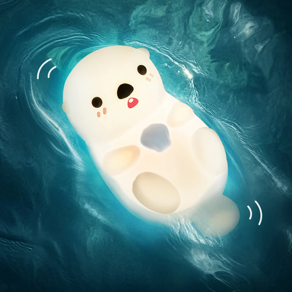 OLLIE | BABY OTTER SQUISHY NIGHT LIGHT